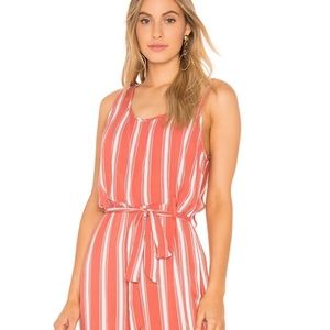 Striped Jumpsuit Sz Small